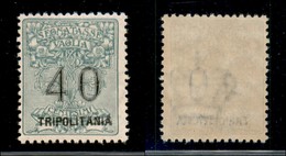 COLONIE - TRIPOLITANIA - Segnatasse Per Vaglia - 1924 - 40 Cent (2) - Gomma Integra - Cert. AG (4.700) - Otros & Sin Clasificación