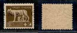 RSI - G.N.R. Brescia - 1943 - Brescia - 5 Cent (470/Ifc) - G A Cavallo - Gomma Integra (120) - Andere & Zonder Classificatie