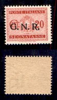 RSI - G.N.R. Verona - Segnatasse - 1944 - 20 Cent (49 Varietà Dgaa) Con Punto Grosso Dopo R - Gomma Integra - Non Catalo - Autres & Non Classés