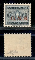 RSI - G.N.R. Verona - Segnatasse - 1944 - 60 Cent (54) - Gomma Integra - Ben Centrato - Oliva + Cert. AG - Other & Unclassified