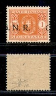 RSI - G.N.R. Verona - Segnatasse - 1944 - 1 Lira (55 D) - G A Cavallo - Gomma Integra - Punto Grosso Dopo G - Non Catalo - Autres & Non Classés