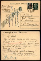 RSI - Saggi - 15 Cent Con Fascio In Rosso (non Catalogato) Su Cartolina Postale Da Convegno Di Venezia Del 22.2.44 - Otros & Sin Clasificación