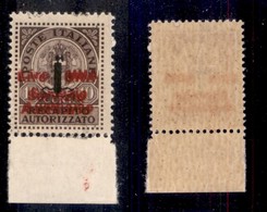 EMISSIONI LOCALI - GUIDIZZOLO - 1945 - 1 Lira Su 10 Cent (2a) Con Doppia Soprastampa - Gomma Integra (450) - Sonstige & Ohne Zuordnung