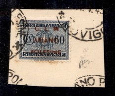 C.L.N. - ARIANO POLESINE - 1945 - 60 Cent (Errani 25 Varietà) Usato Su Frammento - Senza Punto Dopo N - Non Catalogato - Otros & Sin Clasificación