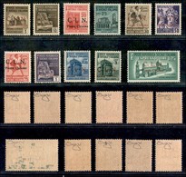 C.L.N. - PONTE CHIASSO - 1945 - Monumenti Distrutti (1/10 + 14) - Emissione Completa - Gomma Integra - Cert.oro Raybaudi - Andere & Zonder Classificatie