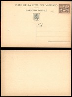 VATICANO - 1947 - Provvisoria - Cartolina Postale Da 2 Lire Su 50 Cent (C3) Nuova - Carraro - Sonstige & Ohne Zuordnung