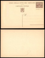 VATICANO - 1947 - Non Emessa - Cartolina Postale Da 3 Lire Su 75 Cent (NE1) Nuova - Cert. Carraro - Autres & Non Classés