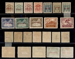 EUROPA - POLONIA - 1919 - Levante - Soprastampati (1/12) - Serie Completa - Gomma Originale - Other & Unclassified