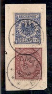 OLTREMARE - SUD WEST AFRIKA - Frammento Di Lettera Da Omaruru Del 23.3.97 Con Affrancatura Di Germania - 20 Pfennig (48a - Autres & Non Classés