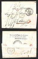 ITALIA - PREFILATELICHE - 1843 (6 Aprile) - Recue Par La Vapeur R Acheminee De Marseille Le... - Lettera Per Altdorf - T - Other & Unclassified