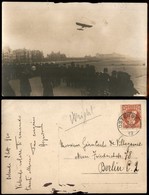 ITALIA - AEROGRAMMI - 1910 (2 Settembre) - Ostenda - "vedendo Volare..." - Cartolina Fotografica Con Wright In Volo - Other & Unclassified