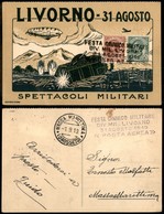 ITALIA - AEROGRAMMI - 1919 (31 Agosto) - Livorno Spettacoli Militari - Cartolina Per Massa Marittima - Longhi 1099 - Sonstige & Ohne Zuordnung