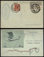 ITALIA - AEROGRAMMI - 1926 (5 Aprile) - Trieste - Cartolina Ufficiale S.I.S.A. Predisposta Per Il Volo - Otros & Sin Clasificación