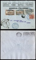 ITALIA - AEROGRAMMI - 1926 (13 Aprile) - Genova Palermo - Longhi 1548 - Other & Unclassified