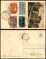 ITALIA - AEROGRAMMI - 1929 (10 Dicembre) - Roma Tunisi - Longhi 2012 - Cartolina Con Affrancatura Importante - Other & Unclassified