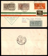 ITALIA - AEROGRAMMI - 1930 (19 Gennaio) - Napoli Atene - Longhi 2066 - Aerogramma Raccomandato - 8 Volati - Autres & Non Classés