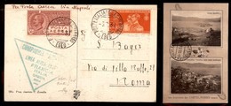 ITALIA - AEROGRAMMI - 1930 (8 Febbraio) - Castelrosso Roma - Longhi 2073 - 9 Cartoline Volate - Affrancatura Di Regno - Other & Unclassified