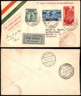 ITALIA - AEROGRAMMI - 1931 (1 Aprile) - Tripoli Berlino - Longhi 2340 - Recuperato Dal Crash A Malta - Otros & Sin Clasificación