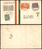 ITALIA - AEROGRAMMI - 1931 (11 Giugno) - Vaticano Roma Malta - Longhi 2393 - 56 Volati - Other & Unclassified