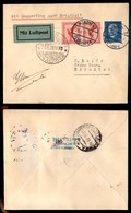 ITALIA - AEROGRAMMI - 1931 (28 Giugno) - Monaco Brindisi - Longhi 2411 - Aerogramma Da Bordo Con Autografo Del Comandant - Autres & Non Classés