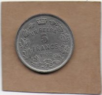 5 Francs Un Belga Nickel 1932 FR  Pos . A - 5 Francs & 1 Belga