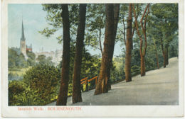 UK BOURNEMOUTH – Invalids' Walk, Very Fine Unused Coloured Card, Ca. 1910 - Bournemouth (until 1972)