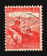 Au Profit Des Tuberculeux #736 Double Impresion Oblitere  (>15) - Used Stamps