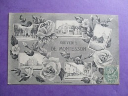CPA 78 SOUVENIR DE MONTESSON MULTI VUES FANTAISIE - Montesson