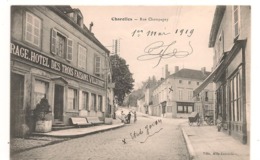 Charolles -  Rue Champagny -  Hotel Des Trois Faisans  - CPA° - Charolles