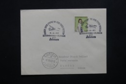 LUXEMBOURG - Enveloppe 1er Vol Luxembourg / Zurich En 1963, Affranchissement Plaisant - L 42457 - Lettres & Documents