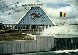 Belgique Belgie Bruxelles Exposition Universelle Facade Principale Du Grand Palais N°1.319 Ed Epicarte Photo Véritable - Exposiciones Universales