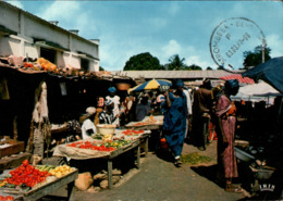 !  Modern Postcard 1982 Senegal, Marche, Africa, Afrika, Black People - Senegal