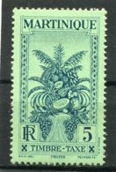 MARTINIQUE   N°  12 *  (Y&T)  (Taxe) (Charnière) - Strafport