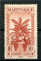 MARTINIQUE   N°  13 *  (Y&T)  (Taxe) (Charnière) - Postage Due