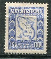 MARTINIQUE   N°  27 *  (Y&T)  (Taxe) (Charnière) - Strafport