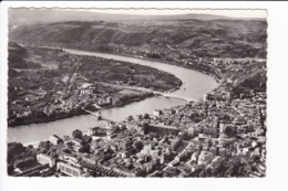 VIENNE Sur Le RHONE - Vue Générale Aérienne Sur La Ville Et La Vallée Du Rhône; à Gauche Sainte-Colombe - Vienne