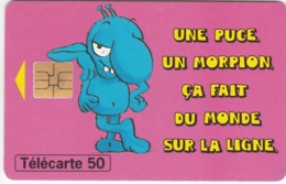 TC157 TÉLÉCARTE 50 UNITÉS - LA FRANÇAISE DES JEUX - MORPION - Spelletjes