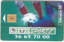 TC164 TÉLÉCARTE 50 UNITÉS - LA FRANÇAISE DES JEUX - LOTO SPORTIF - Jeux