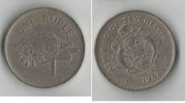 SEYCHELLES  1 RUPEE 1982 - Seychelles