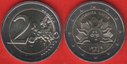 Latvia 2 Euro 2019 "Latvia's Rising Sun" BiMetallic UNC - Latvia