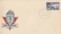 Polaire Australien, N° 3 (tracteur Weazel) Obl. Melbourne Le 16 DEC 59 (1° Jour Sur FDC) - Lettres & Documents