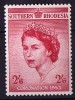 SOUTHERN RHODESIA Elizabeth II Coronation SG 77 MH * - Rhodésie Du Sud (...-1964)