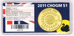 2011 • $1 • Commonwealth Heads Of Government Meeting (CHOGM) 2011 • Uncirculated Coin In Acid Free Coin Holder - Autres & Non Classés