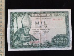 Billet 1000 Pesetas, Espagne, 1965 - 1000 Peseten