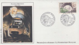 Enveloppe  FDC  1er Jour  FRANCE     Fulgence  BIENVENÜE    Le  METRO      UZEL  PRES  L' OUST   1987 - Andere (Aarde)