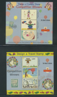 GREAT BRITAIN - DESIGN A STAMP COMPETITION WINNERS MINI-SHEETs X 4 DIFFERENT - Cinderella