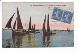290 - AU BORD DE L’OCÉAN - Barques De Pêche Au Départ ( Cachet Postal De Pornichet) - Altri & Non Classificati