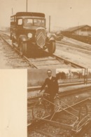 CDF . Lot 6 Cpm 10X15 (REPRODUCTION) CURIOSITES FERROVIAIRES (Détail Ci-dessous) - Andere & Zonder Classificatie