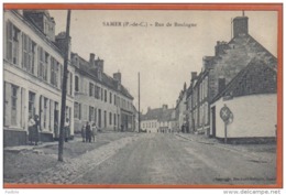 Carte Postale 62. Samer  Rue De Boulogne  Trés Beau Plan - Samer