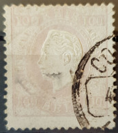 PORTUGAL 1870/84 - Canceled - Sc# 45e - 100r - Usati